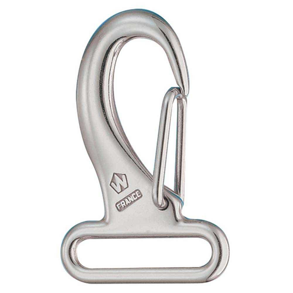 Wichard Webbing Snap Hook 30mm stainless steel forged marine grade for canopy fastening and onboard use