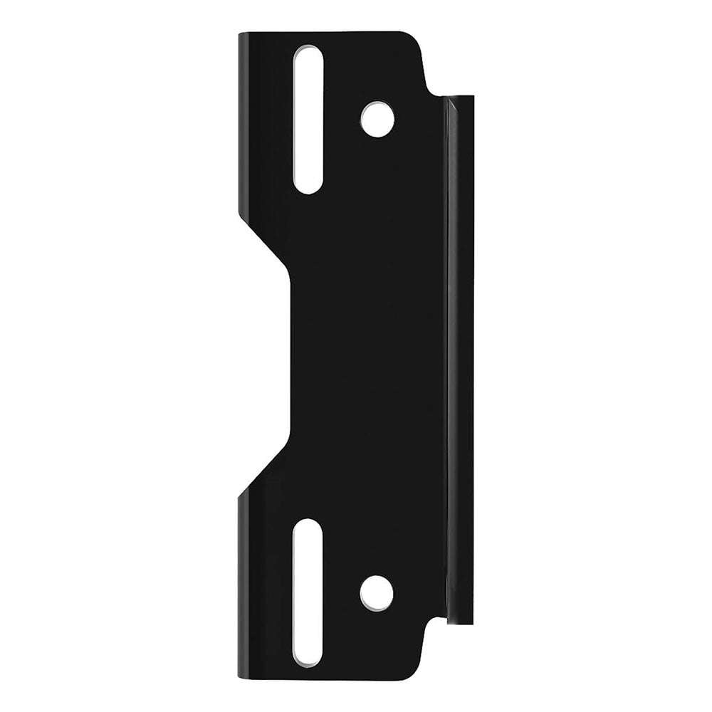 Minn Kota Raptor Universal Sandwich Adapter black aluminum mounting bracket with slotted holes and corrosion-resistant coating