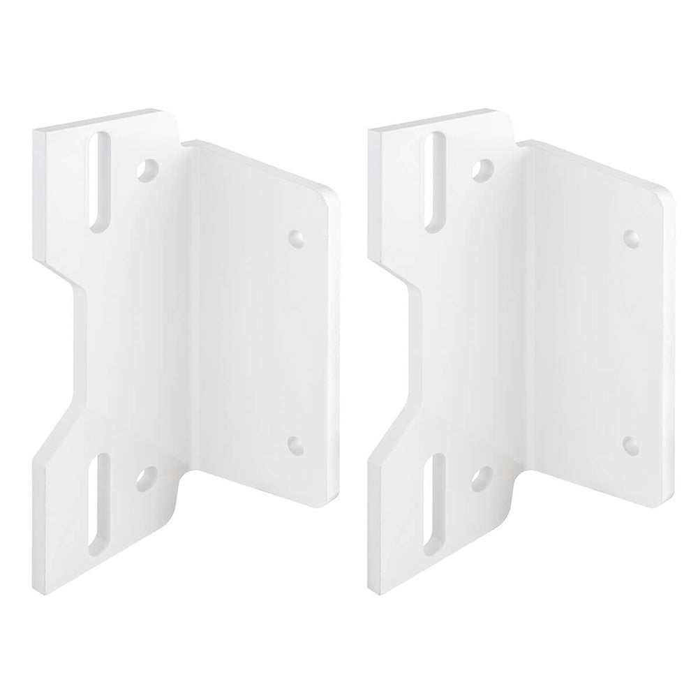Minn Kota Raptor Universal Sandwich Adapter white aluminum corrosion-resistant mounting bracket pair