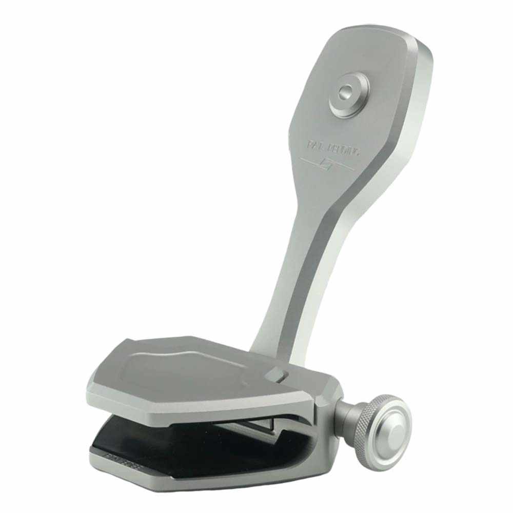 PTM Edge ZXR-361 silver pivoting mirror bracket for Nautique boats windshield mounting