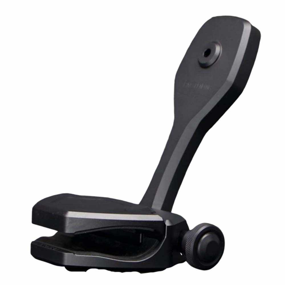 PTM Edge ZXR-361 black pivoting mirror bracket for Nautique boats with stainless steel locking mechanism