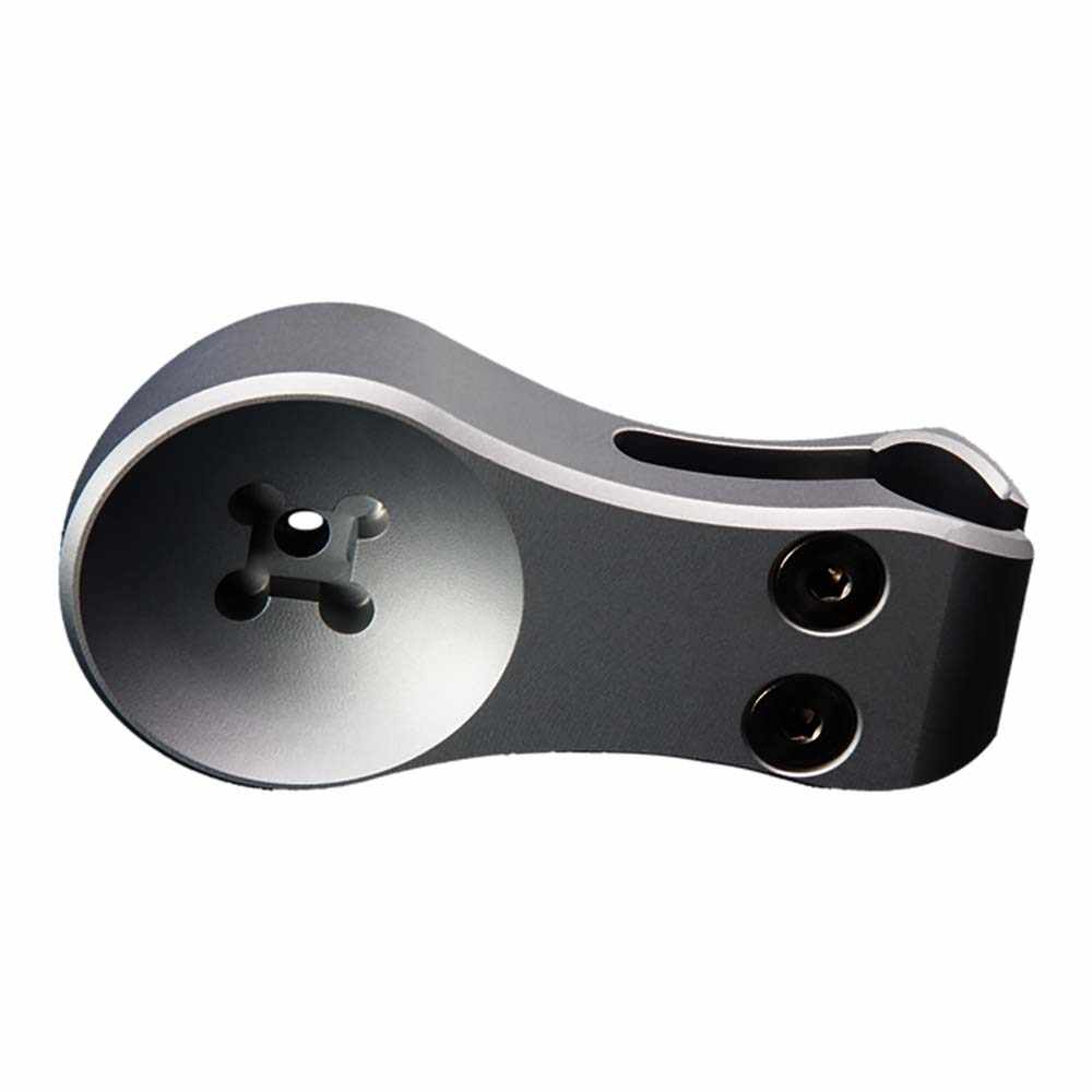 PTM Edge RTS-100 titanium grey rod-to-scoop adapter for mirror mounts