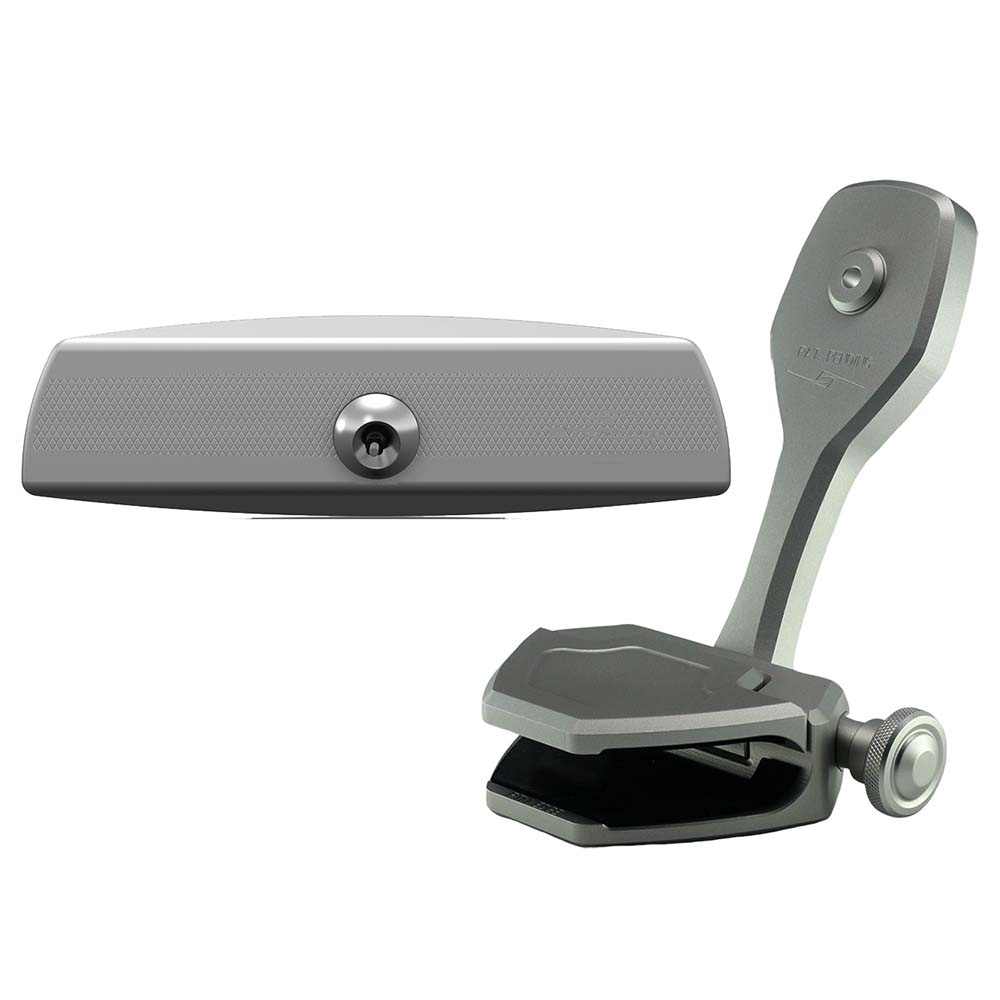 PTM Edge Mirror/Bracket Kit with VR-140 Elite Mirror and ZXR-300 Titanium Grey bracket