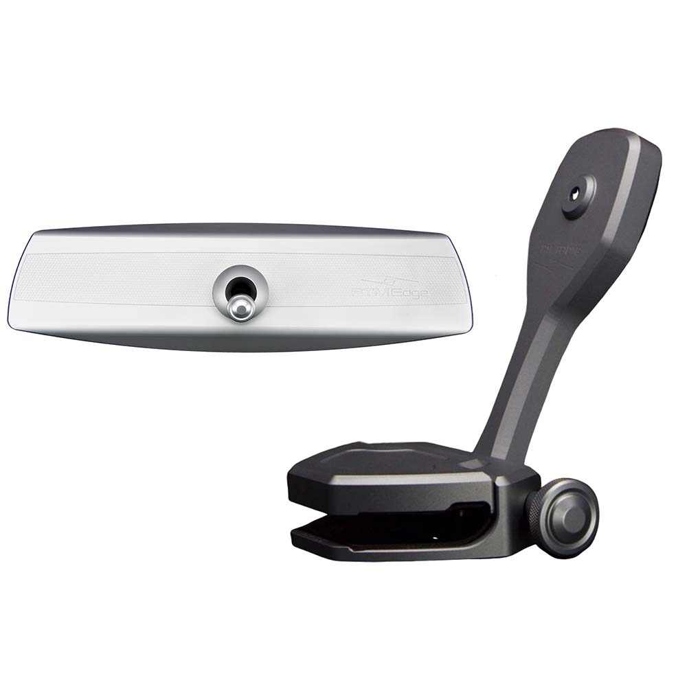PTM Edge Mirror Bracket Kit with VR-140 Elite Mirror and ZXR-360 Titanium Grey bracket