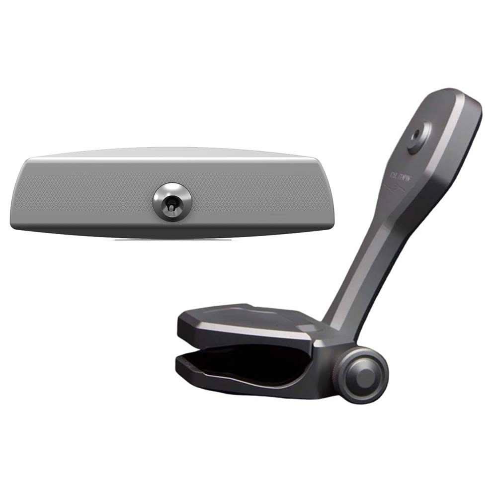 PTM Edge Mirror/Bracket Kit with VR-140 Elite Mirror and ZXR-361 Titanium Grey bracket