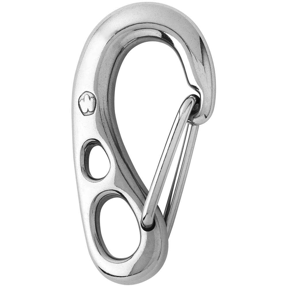 Wichard 3 HR Safety Snap Hook 75mm stainless steel forged snap hook for marine fastening applications