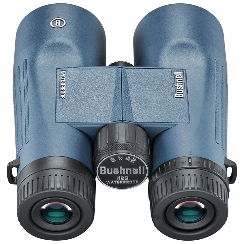 Bushnell 8x42mm H2O Binocular - Dark Blue WP/FP Twist Up Eyecups - 158042R