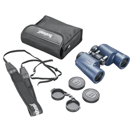 Bushnell 12x42mm H2O Binocular - Dark Blue Porro WP/FP Twist Up Eyecups - 134212R