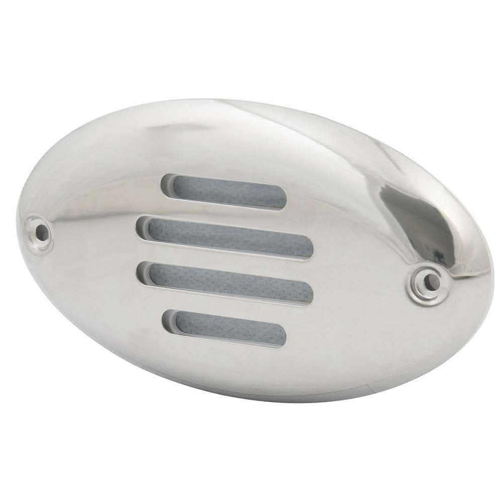 Marinco stainless steel grill cover for 10082 electric horn with water-resistant fabric lining