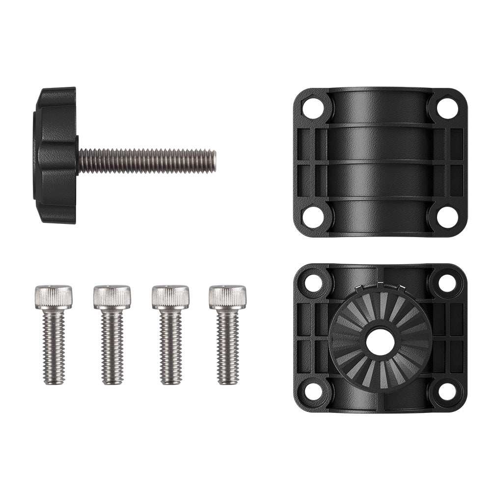 Garmin 0 Degree Pole Mount kit with screws for LiveScope Plus LVS34 transducer installation