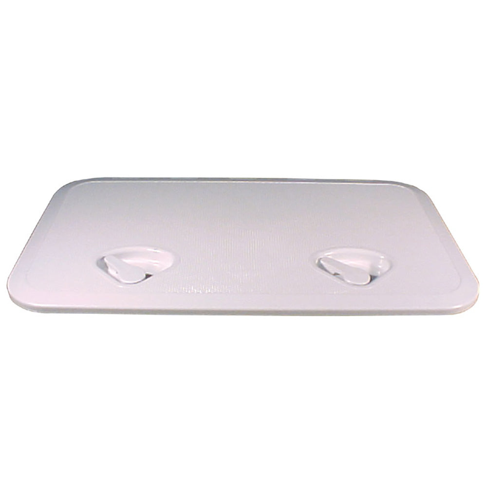 Beckson 14" x 24" Flush Hatch White - ABS Material - Acrylonitrile Butadiene Styrene - HT1424AW