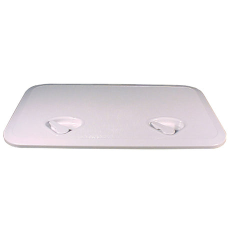 Beckson 14" x 24" Flush Hatch White - ABS Material - Acrylonitrile Butadiene Styrene - HT1424AW