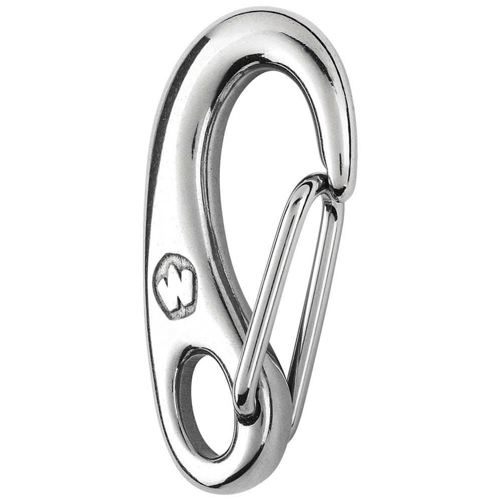 Wichard Safety Snap Hook 35mm forged stainless steel marine grade carabiner