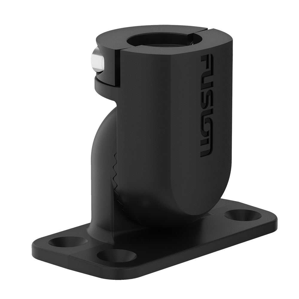 Fusion XS Series flat mount wake tower mounting bracket in black aluminum alloy