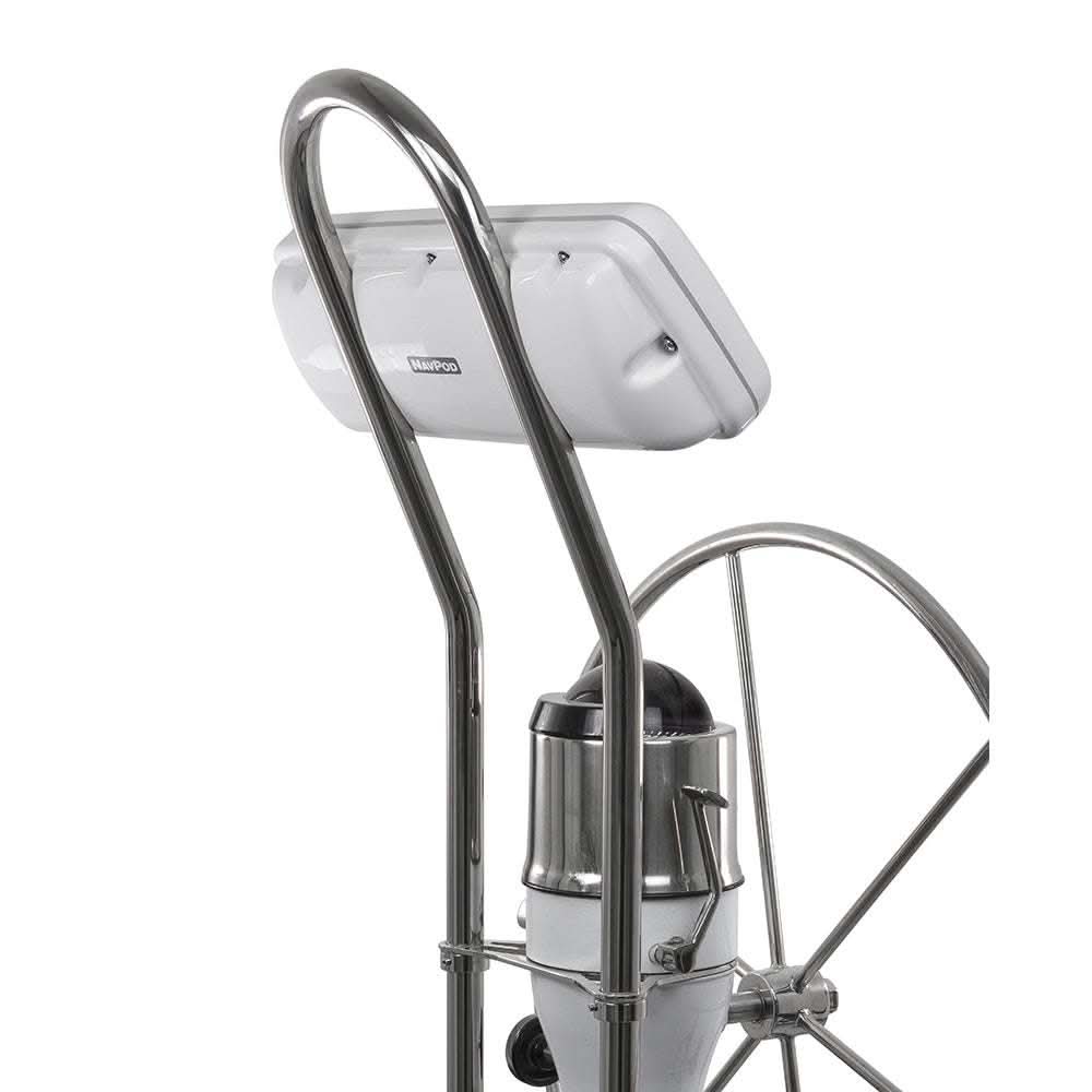 NavPod SystemPod Pre-Cut mount for Raymarine Axiom 7 and 2 additional instruments with stainless steel hardware and waterproof seal.