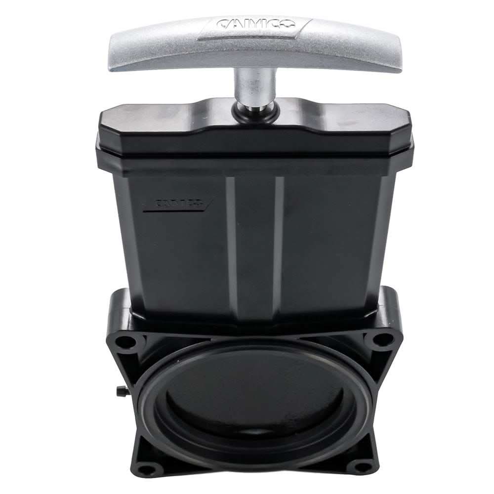 Camco 3-inch waste valve with metal handle for RV black and grey water tanks