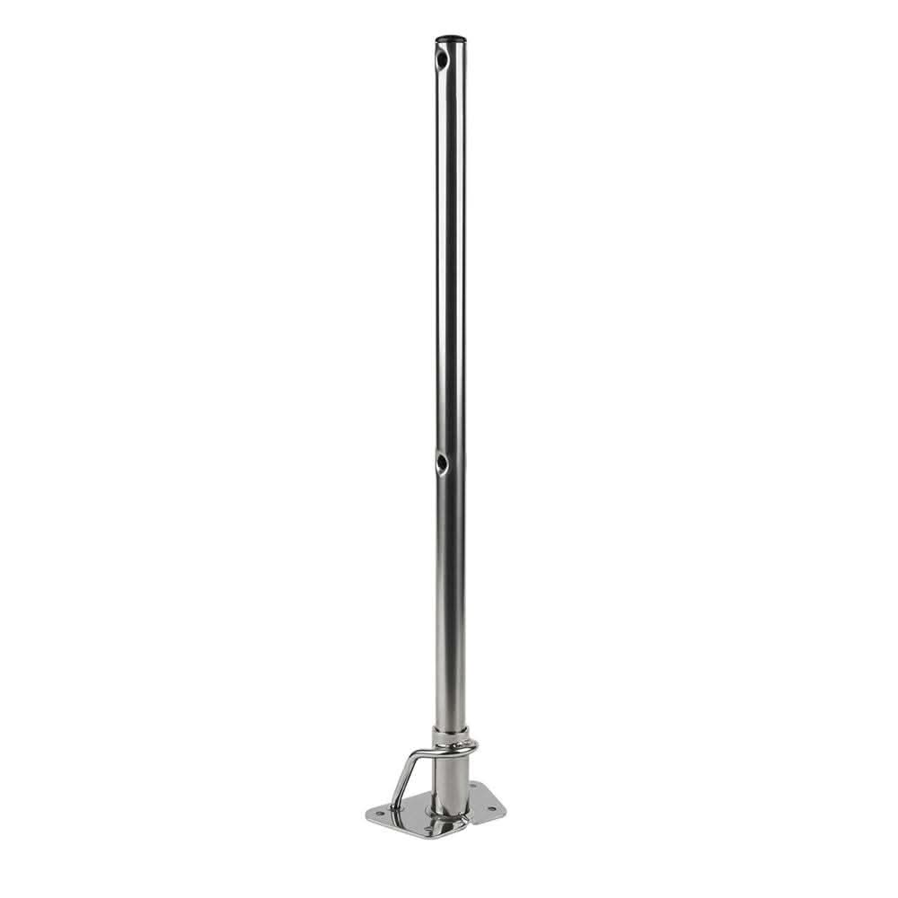 Schaefer Double Stanchion Tube 26 inch stainless steel marine lifeline post