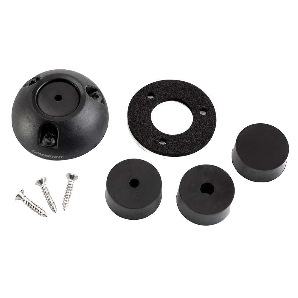 Scanstrut black vertical cable seal 5-pack with screws and mounting hardware for waterproof cable installation