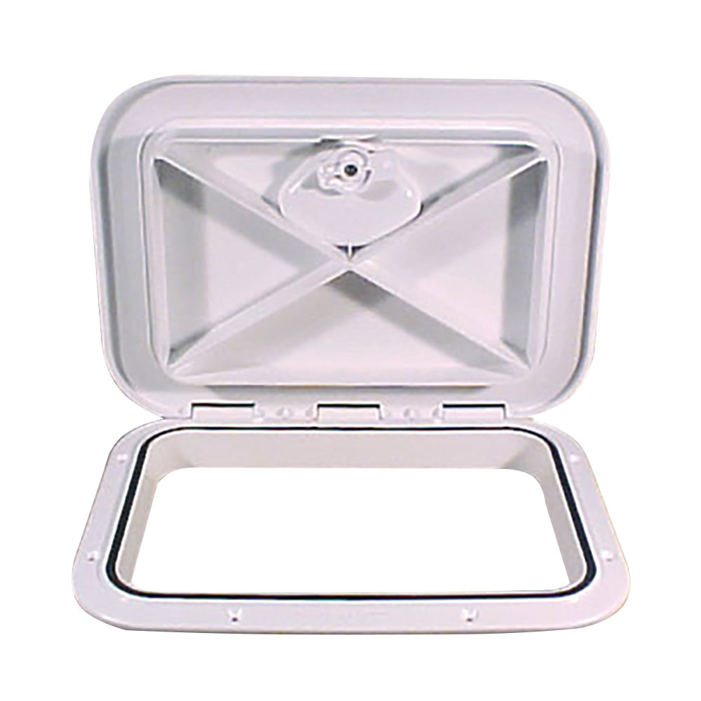 Beckson 11" x 15" Flush Hatch White - ASA Material - Acrylonitrile Styrene Acrylate - HT1115AW