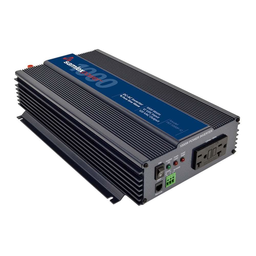 Samlex PST-1000F-12 1000W pure sine wave inverter with 12V input and 120VAC output