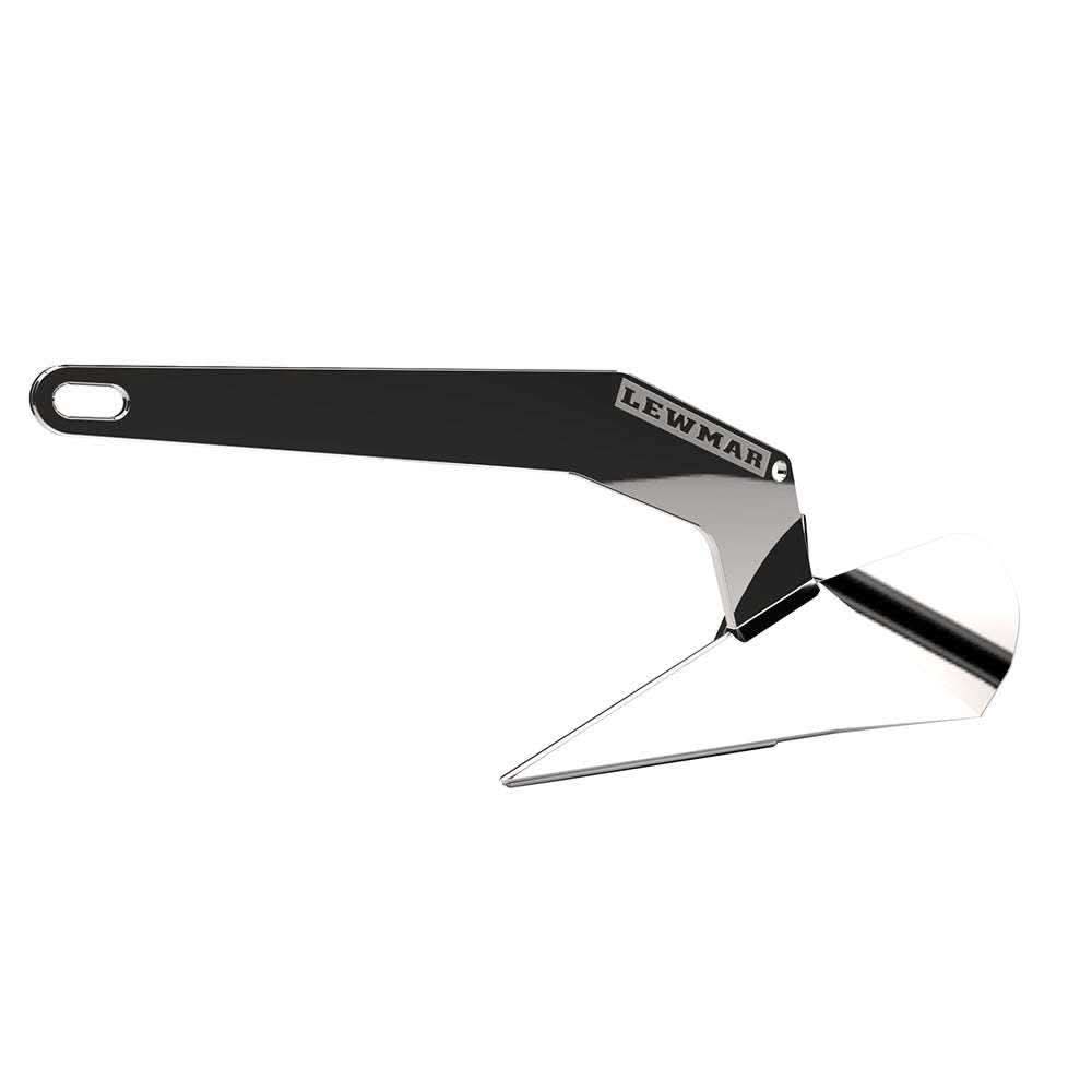 Lewmar DTX Anchor stainless steel 14lb with lead-ballasted tip for fast setting and corrosion resistance
