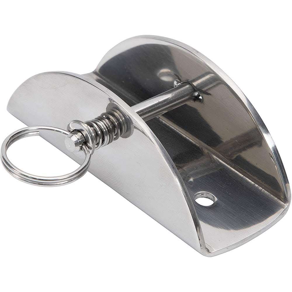Lewmar Anchor Lock stainless steel surface mount for securing up to 55lb anchors with chain or shackle