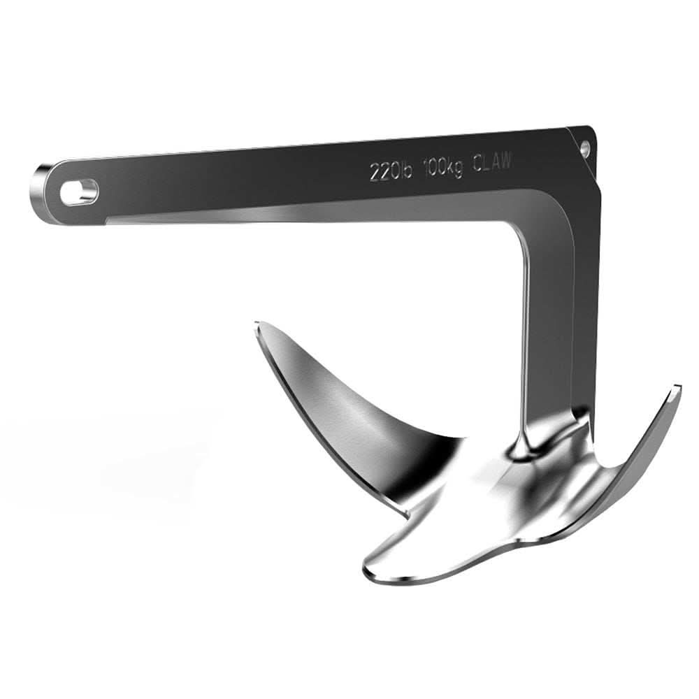 Lewmar Claw Anchor stainless steel 22lb marine anchor designed for various seabeds and easy bow roller storage