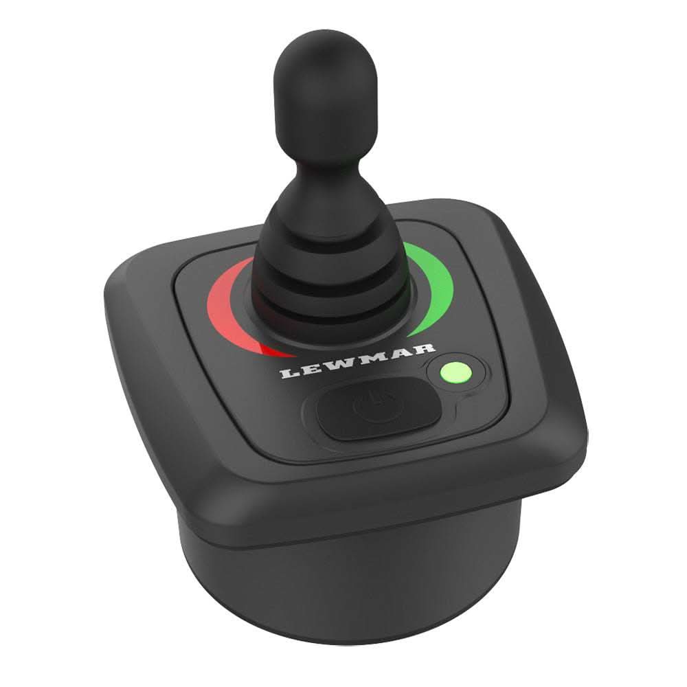 Lewmar Generation 2 single joystick thruster controller with ergonomic design and LED indicator