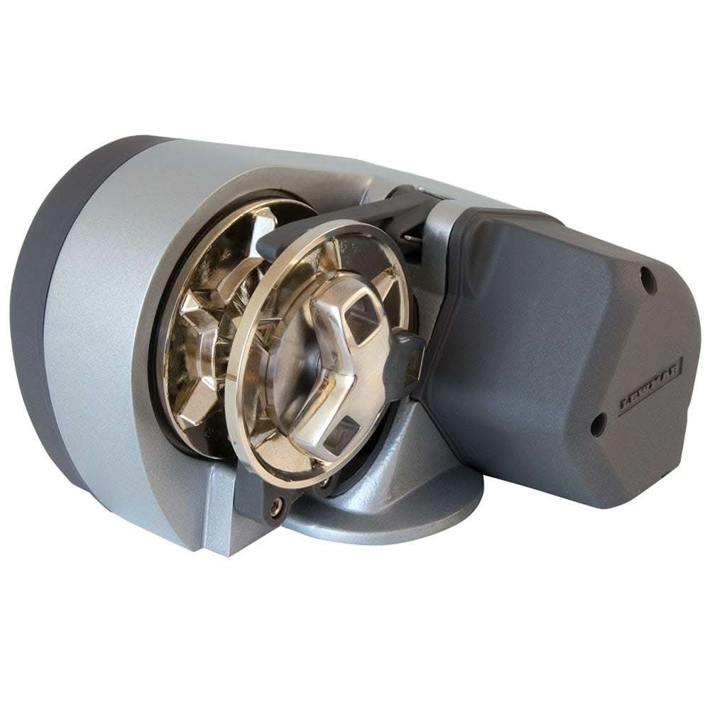 Lewmar Pro-Sport 550G 12V horizontal windlass kit with aluminum case and push-button control