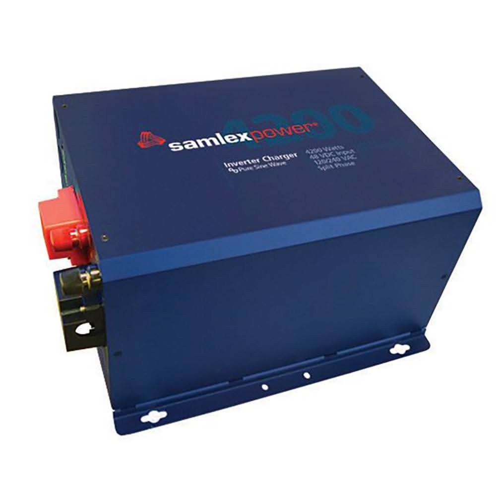 Samlex EVO-4248SP 4200W 120/240 VAC split phase inverter charger with 60 AMP for off-grid and backup power systems