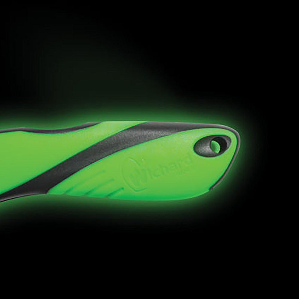 Wichard Offshore Knife - Serrated Blade - Shackler/Spike - Fluorescent - 10122
