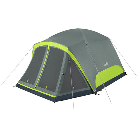 Coleman Skydome 6-Person Camping Tent with Screen Room - Rock Grey - 2000037522