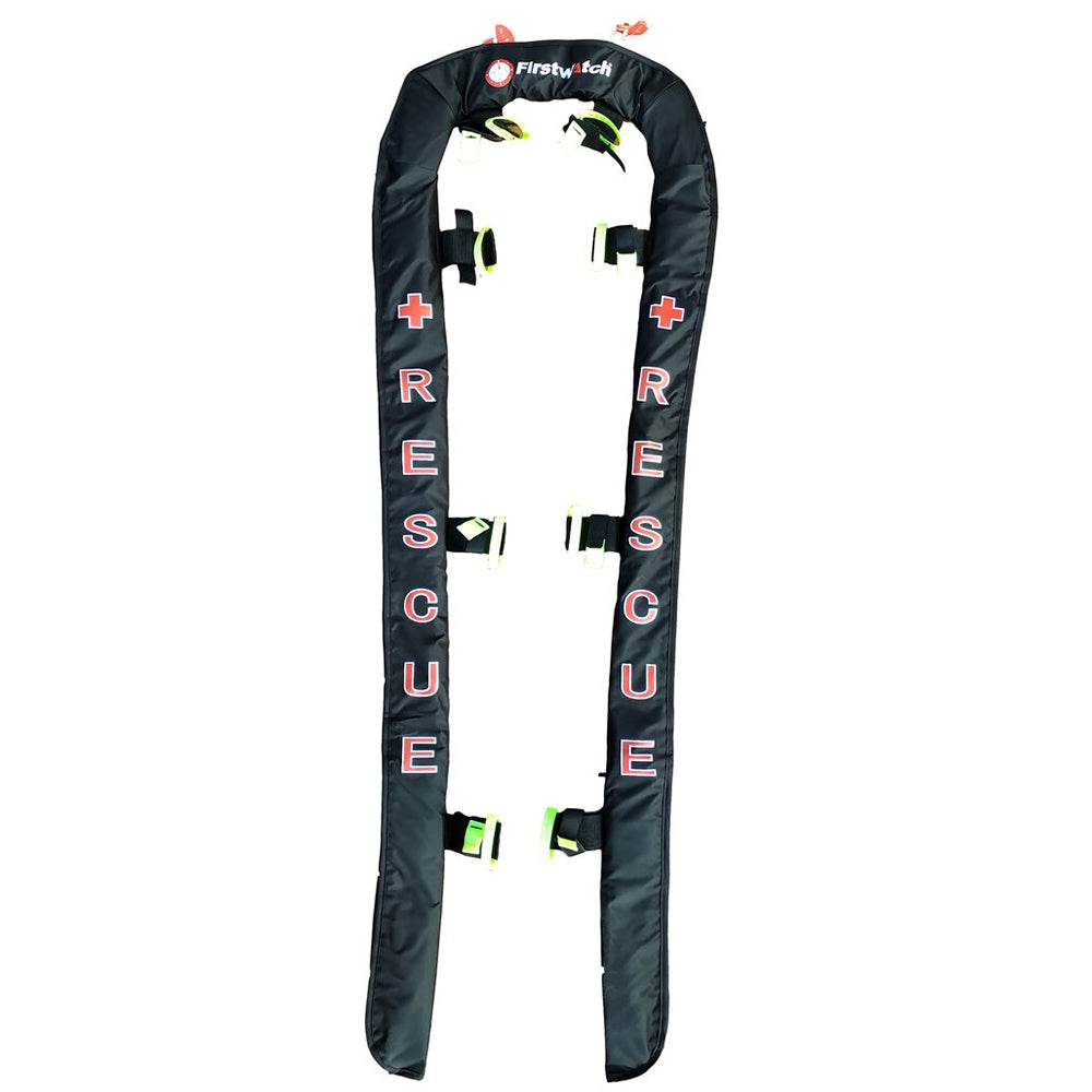 First Watch BFS-600 inflatable backboard flotation system with rescue straps and grab handles
