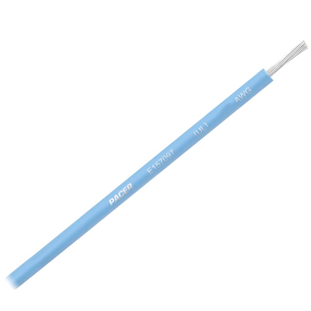 Pacer Light Blue 16 AWG Primary Wire - 25' - WUL16LB-25