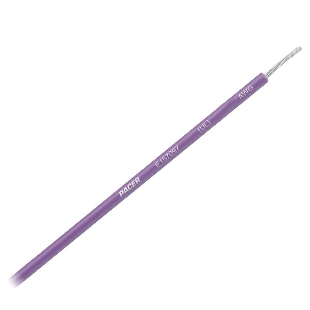 Pacer Violet 16 AWG primary marine wire 25 feet with tinned copper and durable PVC insulation