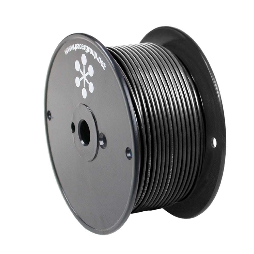 Pacer Black 16 AWG marine wire spool 250 feet corrosion resistant flexible PVC insulated