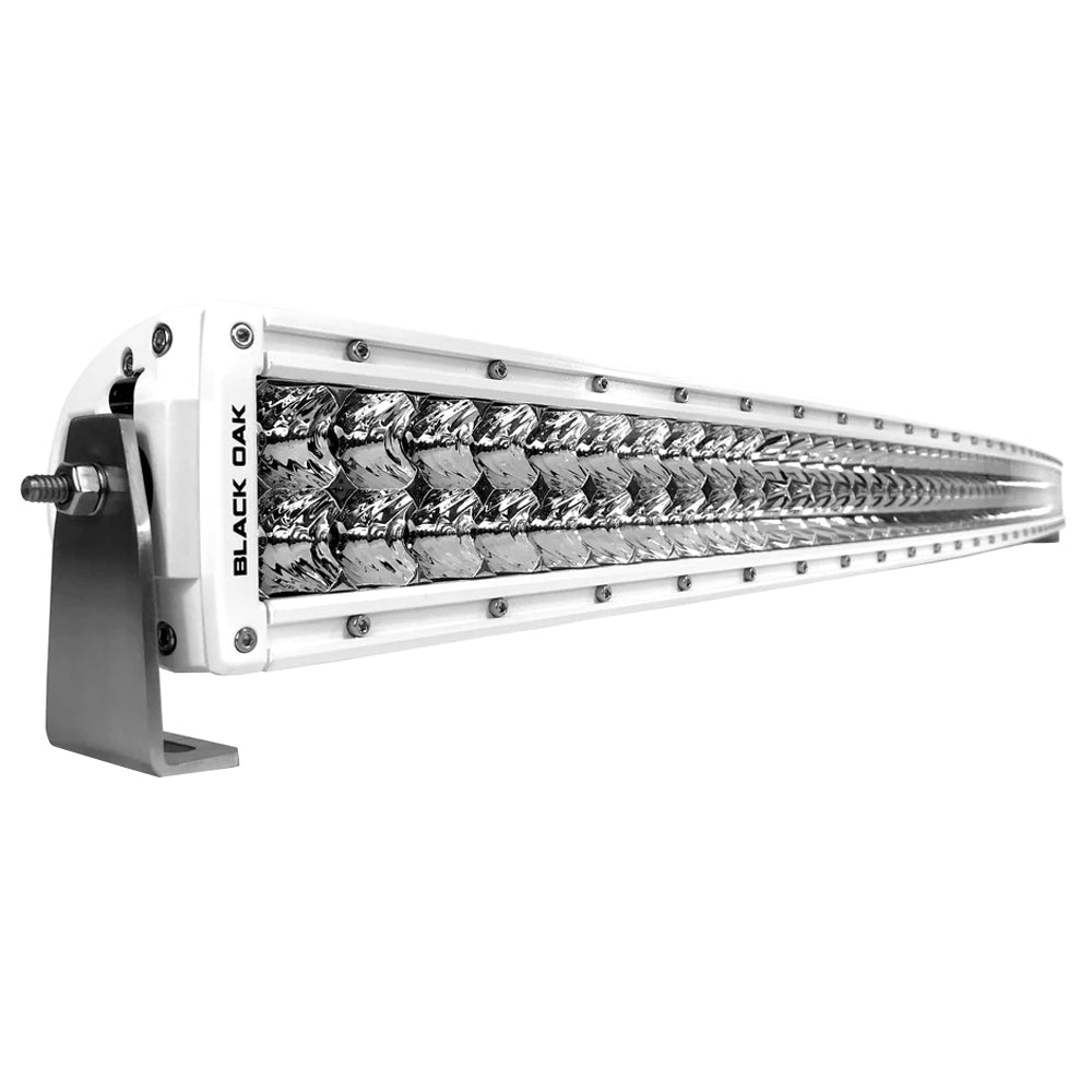 Black Oak Pro Series Curved Double Row Combo 50" Light Bar - White - 50CCM-D5OS