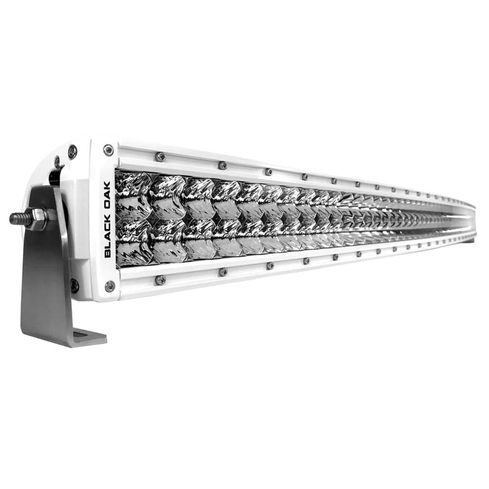 Black Oak Pro Series Curved Double Row Combo 50" Light Bar - White - 50CCM-D5OS