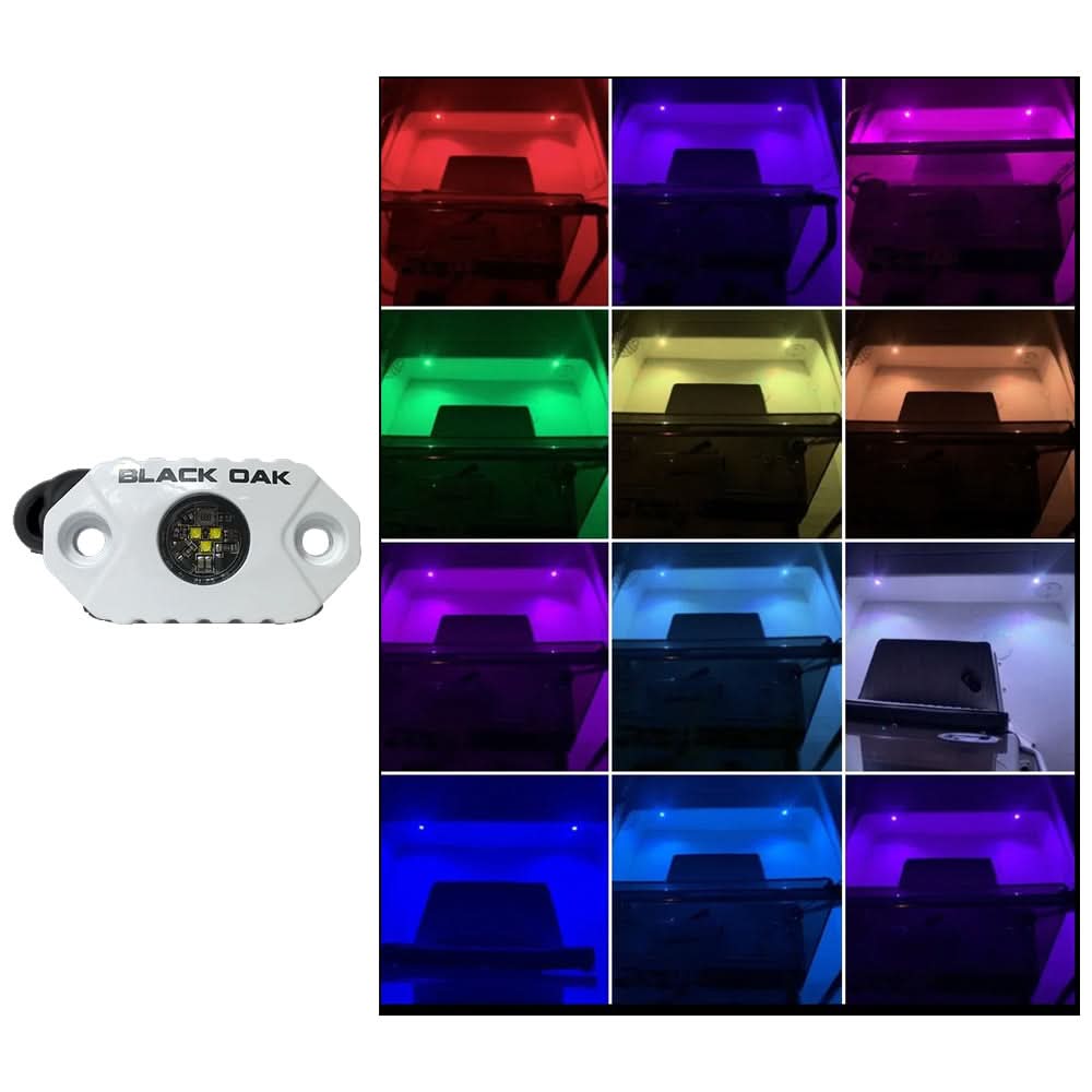 Black Oak Marine RGB Accent Light - White - MAL-RGB