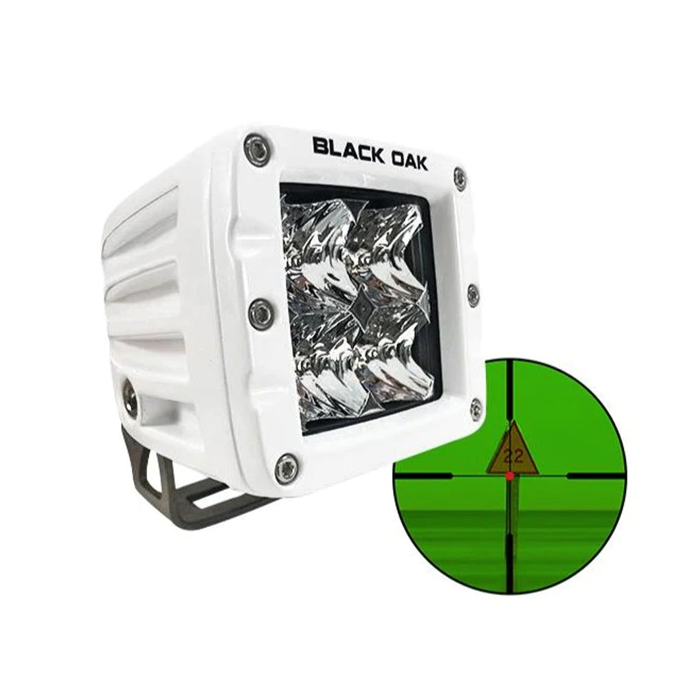 Black Oak Pro Series Infrared 2" 850nm Flood POD Light - White - 2MIR-POD850