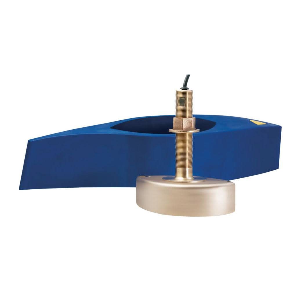 Furuno B285HW high-frequency CHIRP bronze thru-hull transducer with FB 10-pin and fairing block