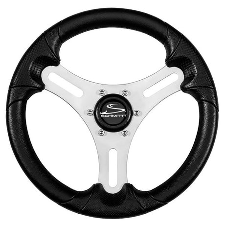 Schmitt & Ongaro Torcello Lite 13" Wheel - Black Polyurethane Wheel w/Silver Spokes & Black Cap- 3/4" Tapered Shaft - PU063104-01R