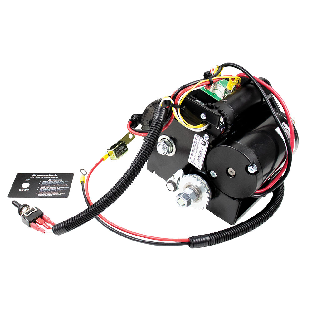 Powerwinch Folding & Pop-Up Camper Winch w/1200lb Lift Capacity - P92001