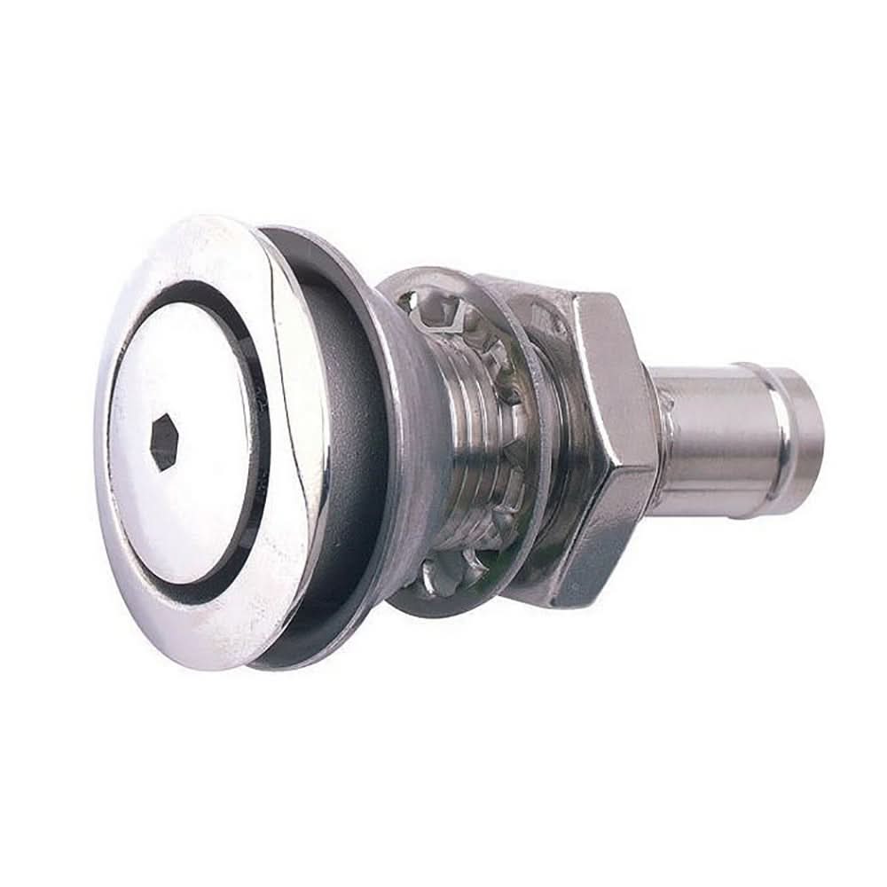 Attwood 316 Stainless Steel Alloy Flush Mount Fuel Vent - Straight Vent - 66031-3