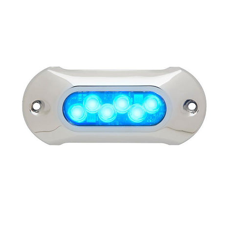 Attwood LightArmor HPX Underwater Light - 6 LED & Blue - 66UW06B-7