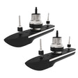 Raymarine RVM-412 Stainless Steel Thru-Hull Pair, 12 Degree Deadrise & 10M Cable - T70543