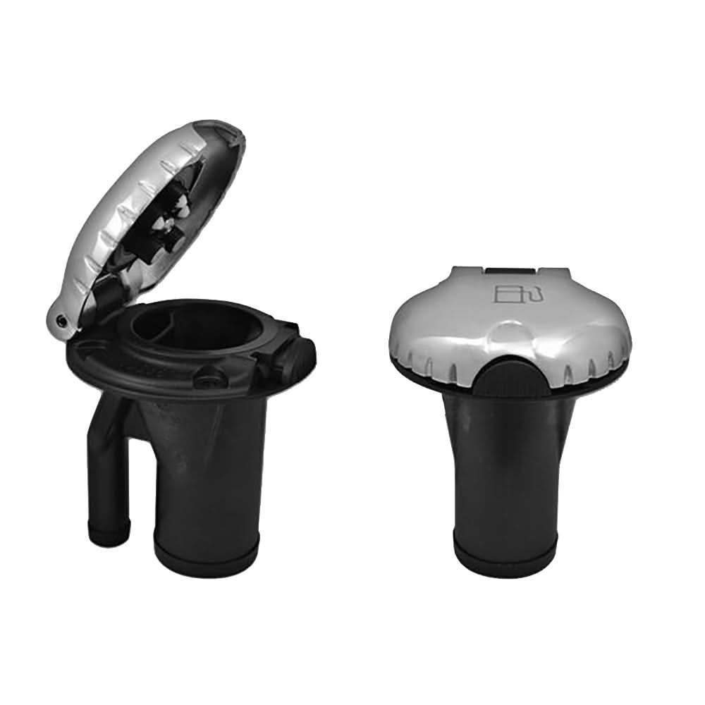 Attwood Deck Fill f/Pressure Relief Systems - Straight Body & Scalloped Stainless Steel Cap - 99DFPVSS1S