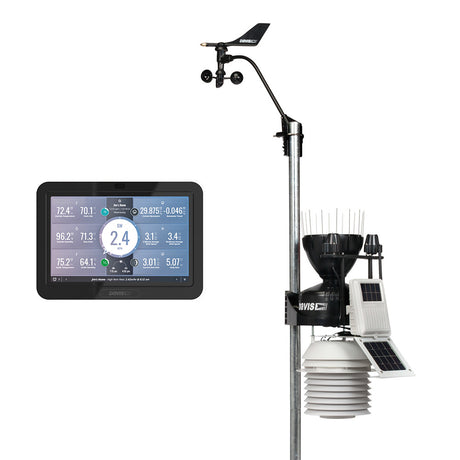 Davis Vantage Pro2 Wireless Weather Station w/WeatherLink Console, 24hr Fan Aspirated Radiation Shield, UV & Solar Sensors - 6263