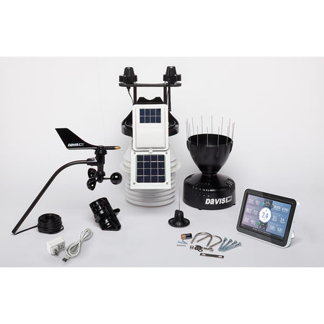 Davis Vantage Pro2 Wireless Weather Station w/WeatherLink Console, 24hr Fan Aspirated Radiation Shield, UV & Solar Sensors - 6263
