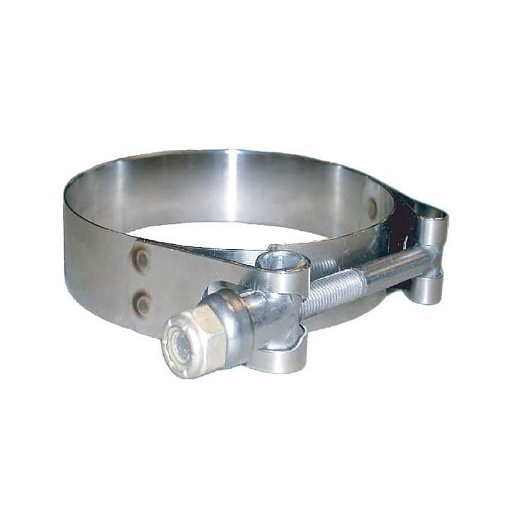 Trident Marine 316 stainless steel T-bolt clamp with 3/4 inch band for hose diameter 1.78 to 2.09 inches